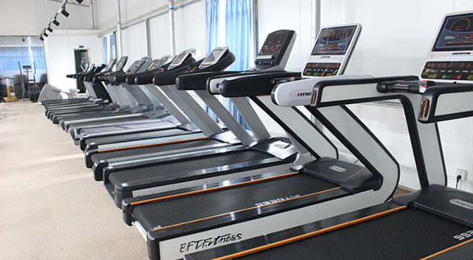 gym equipment showroom