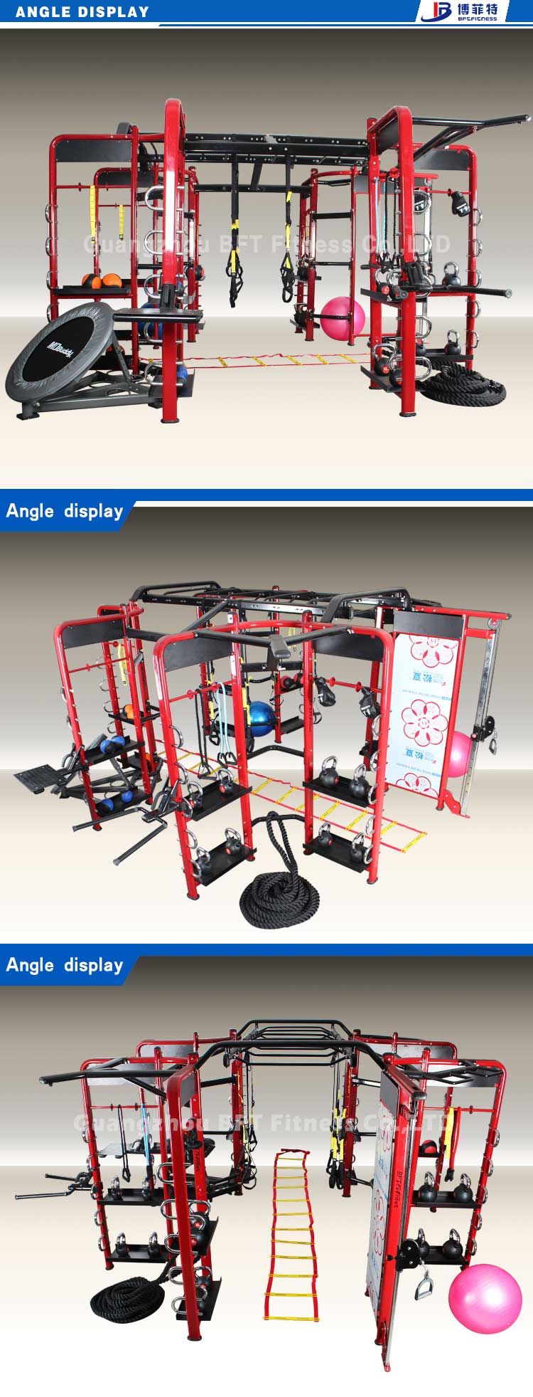 BFT3601 Ten Stations Machine Multifunction_BFT Fitness Equipment