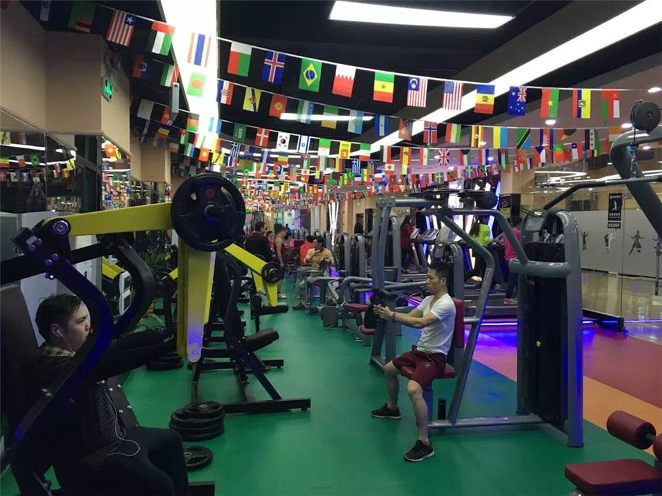 Gym for customers in Foshan China